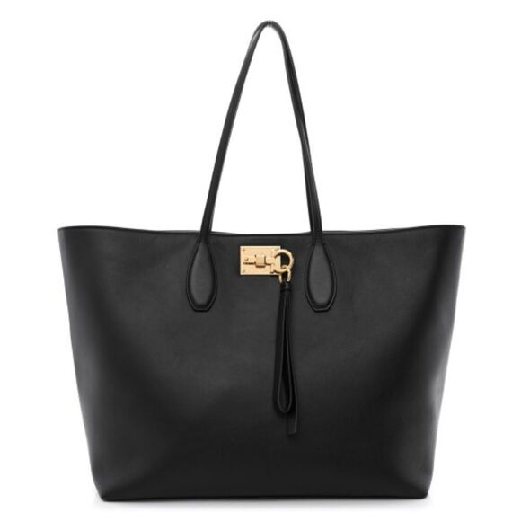 Ferragamo Studio Leather Tote Bag - Picture 1 of 15